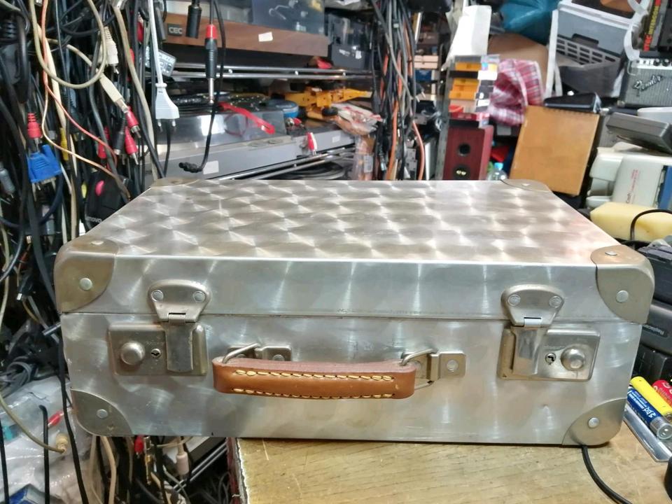 FRENCH METAL - Koffer, Aluminum, VINTAGE!!!
