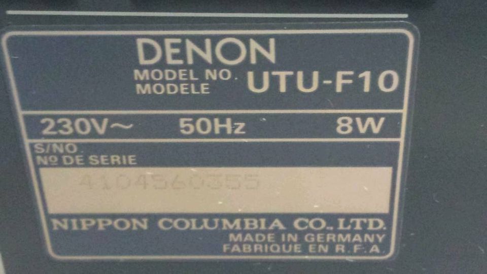 DENON UTU-F10, Stereo Tuner, sehr guter Zustand!