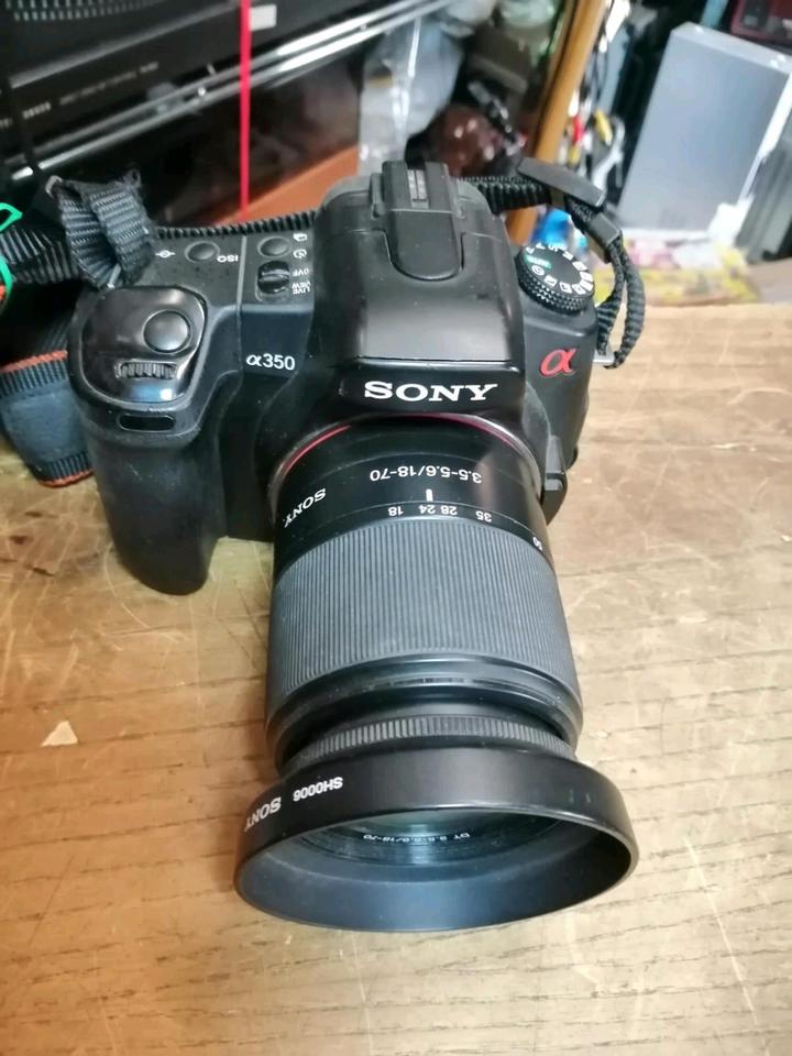 SONY ALPHA A350, Digital-Kamera + Objektiv und Zubehör!!