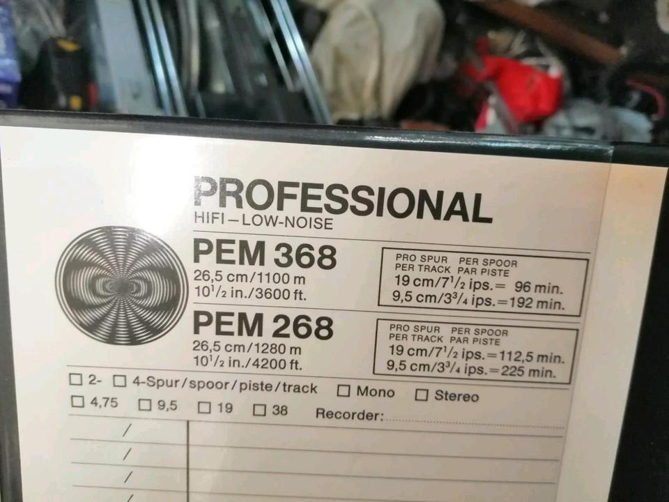 AGFA Professional PEM268, 26,5 cm Durchmesser, Spule/Band!!