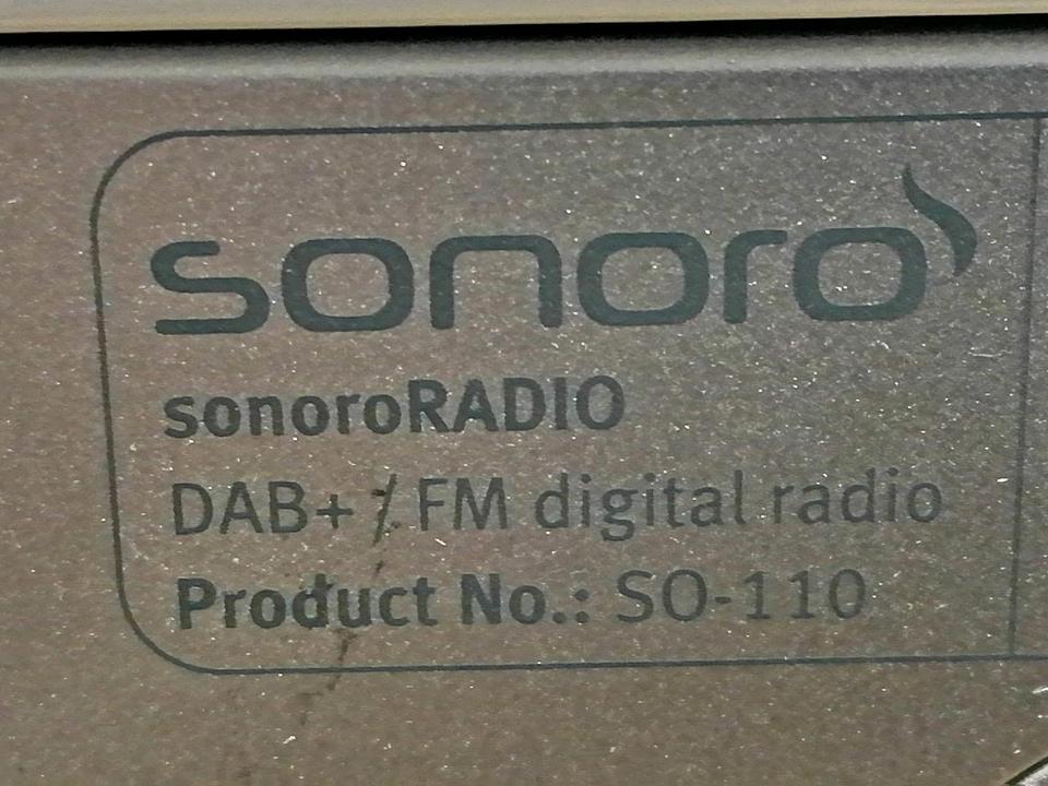 SONORO No: SO-110, DAB+/FM Digital Radio, guter