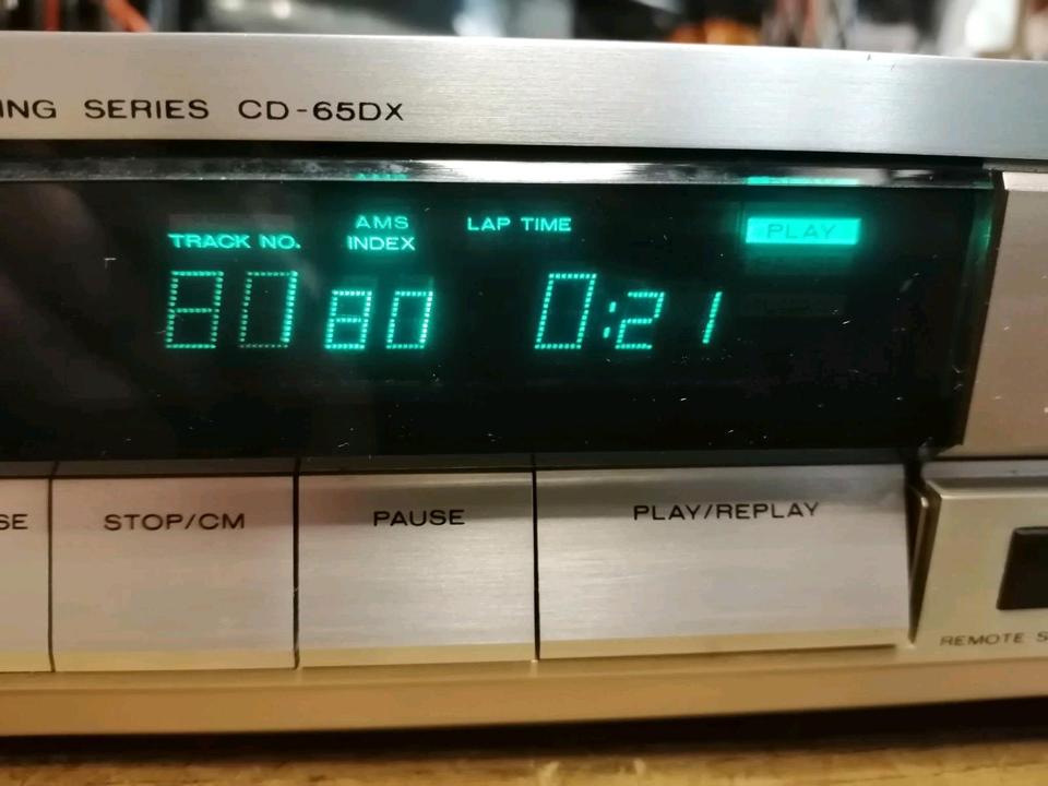 MARANTZ CD-65DX, CD-Player OHNE Fernbedienung, etwas DEFEKT!!