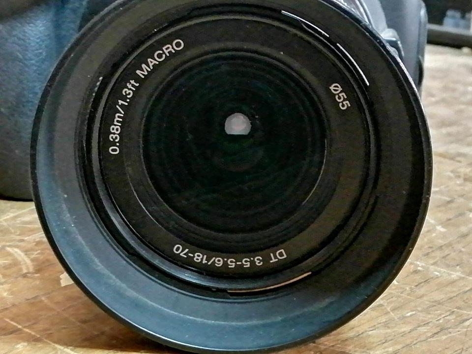 SONY ALPHA A350, Digital-Kamera + Objektiv und Zubehör!!