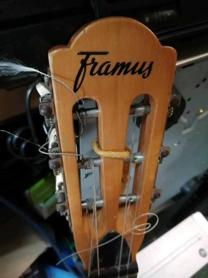FRAMUS Amateur, Gitarre, 2 Saiten fehlen!