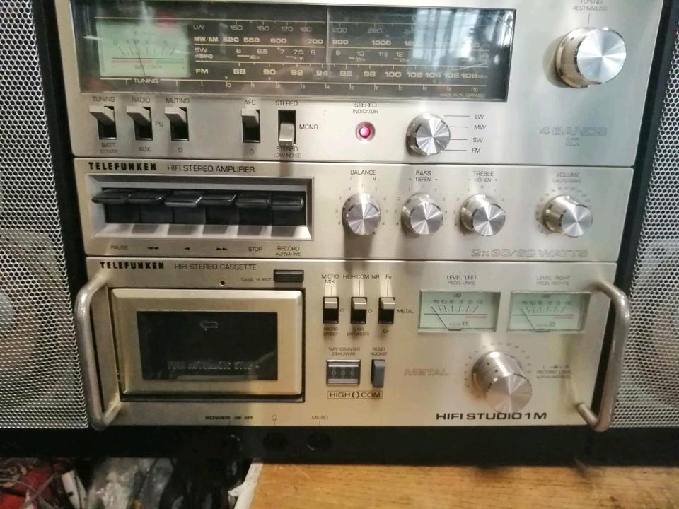 TELEFUNKEN HIFI Studio 1M, Radio-Cassetten-Recorder, etwas DEFEKT