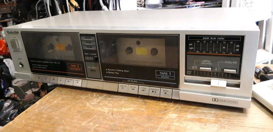 TECHNICS RS-T10, Stereo Doppel-Cassetten-Recorder, guter Zustand