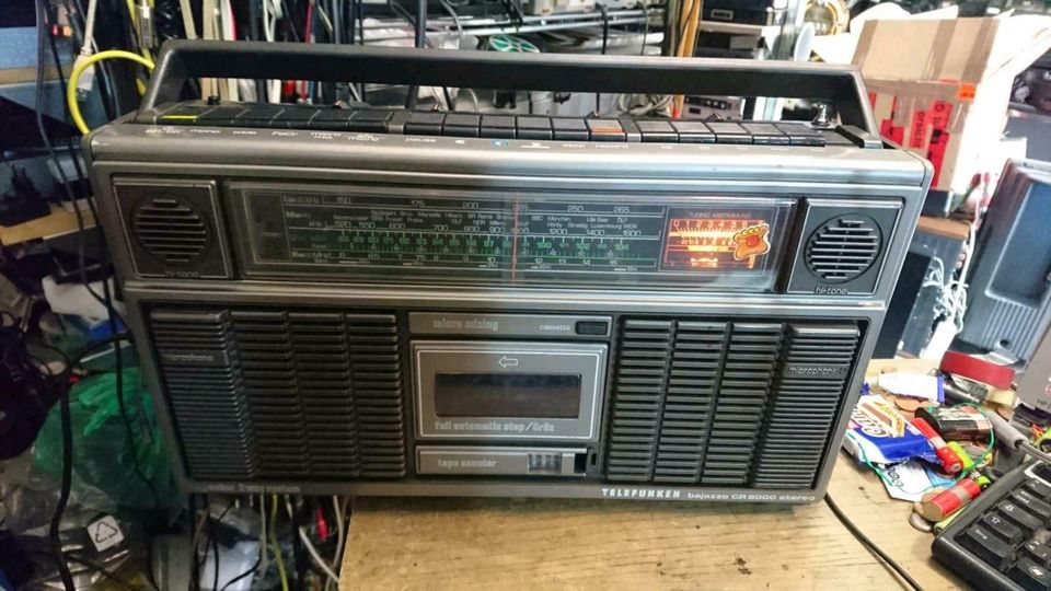 TELEFUNKEN bajazzo CR8000 Stereo, Radio-Cassetten-Recorder