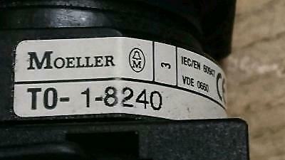 3x MOELLER TO-1-8240 Schalter, NEU, aber OHNE Originalkarton!