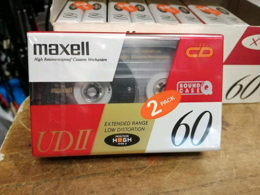 MAXELL UDII 60, Audio-Cassetten, 1 Packung mit 10 Stück, NEU und!