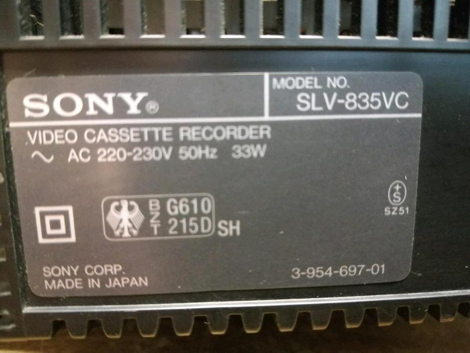 SONY SLV-835VC, Videocassettenrecorder, DEFEKT!!!