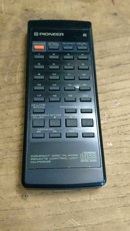 PIONEER CU-PD045 Remote Control/Fernbedienung