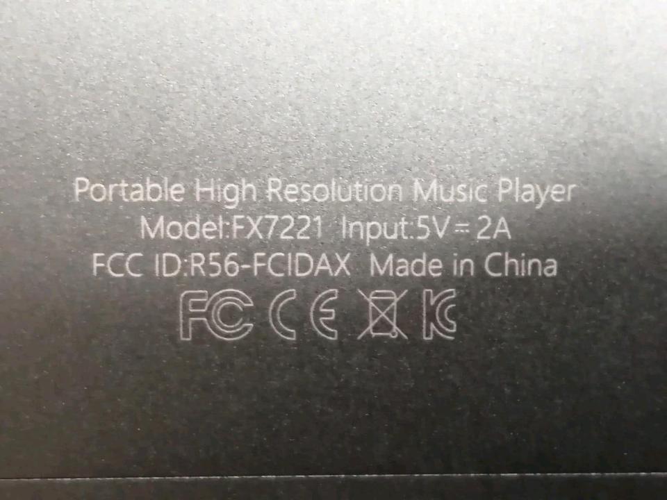 FiiO  FX-7221, Portable Music Player, OHNE Speicherkarten!!!
