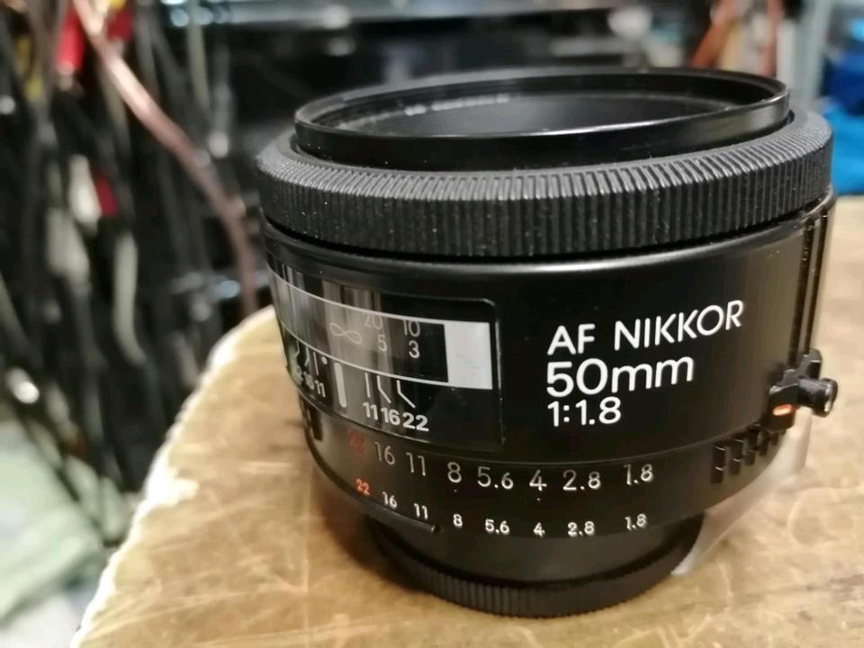 NIKON AF NIKKOR 50 mm, 1:1.8, Objektiv, guter Zustand!!!