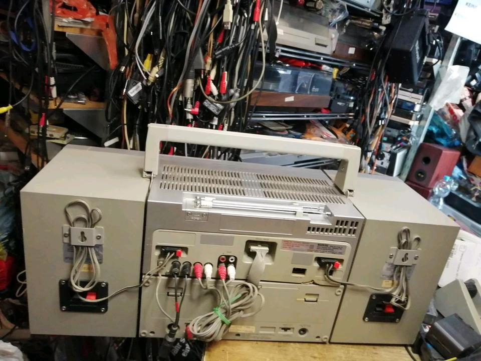 JVC PC-R55LD, Radio-Cassetten-Recorder, etwas DEFEKT!!!