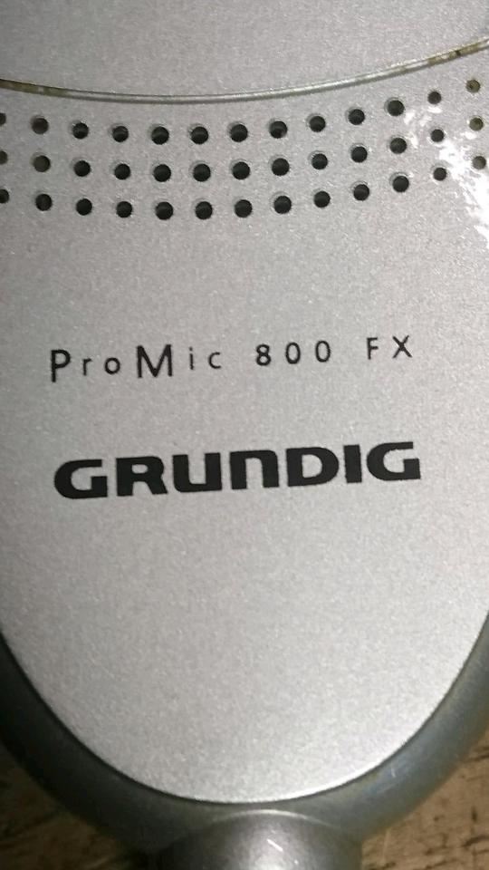 GRUNDIG PRO MIC 800 FX, Mikrofon für Diktiergeräte!!