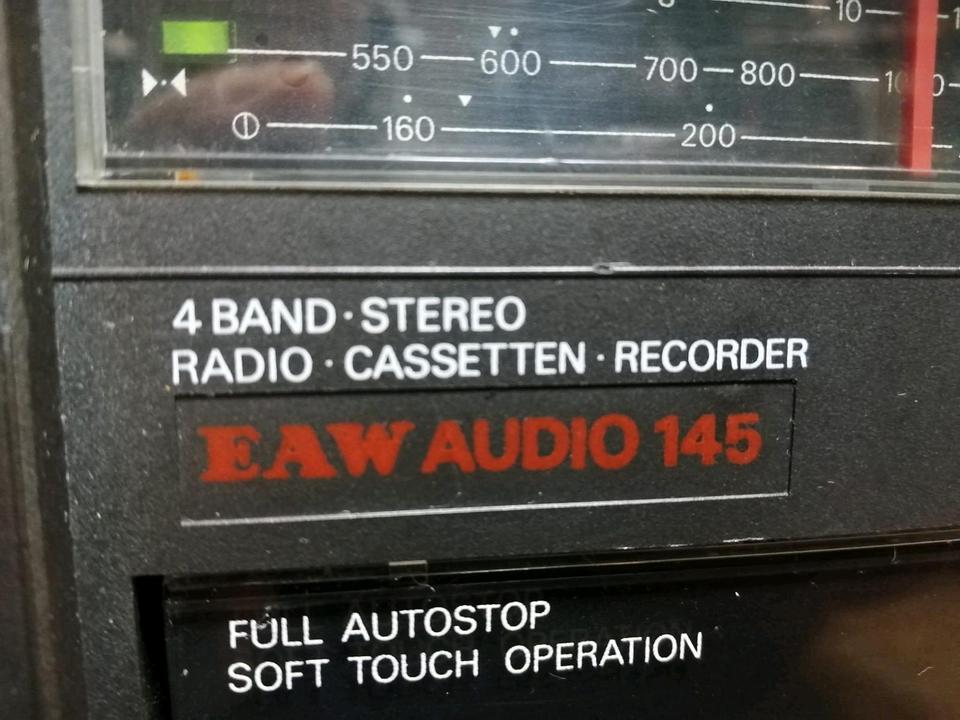 RFT EAW AUDIO 145, Radio-Cassetten-Recorder, etwas DEFEKT!!!