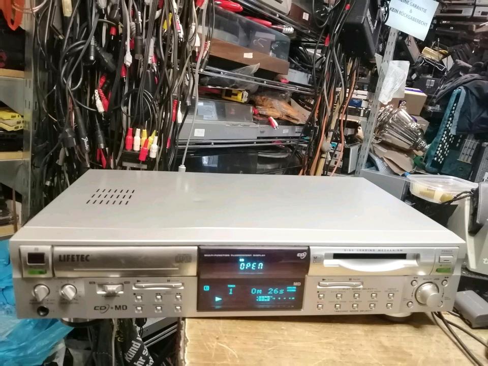 LIFETEC LT8964, CD-Player mit MD-Recorder, etwas DEFEKT!!!