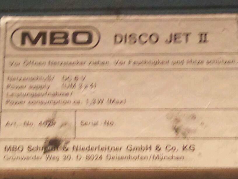 Cassetten-Player MBO DISCO JET II; guter Zustand! VINTAGE!