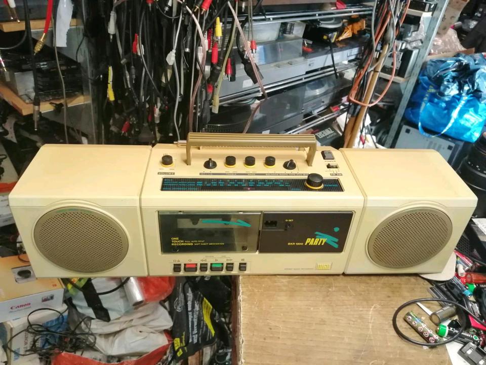 RFT SKR1200 Party, Radio-Cassetten-Recorder DEFEKT!!