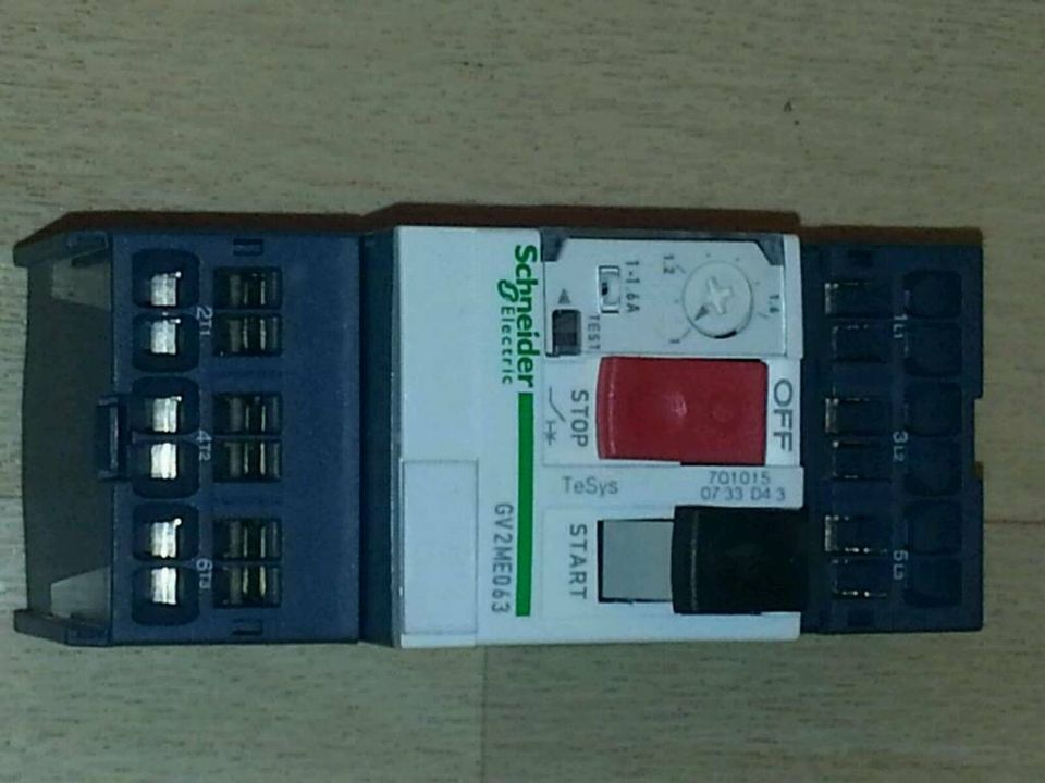 2x SCHNEIDER Electric GV2ME063,Motorschutzschalter, NEU & OVP!