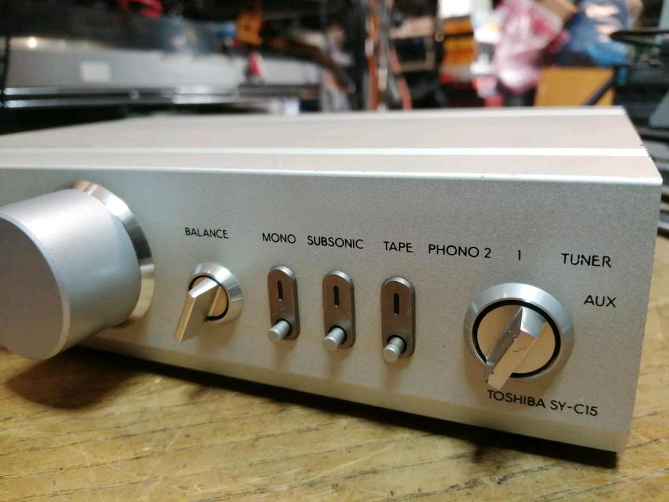 TOSHIBA SY-C15, Preamplifier/Vorverstärker!! Guter Zustand!!