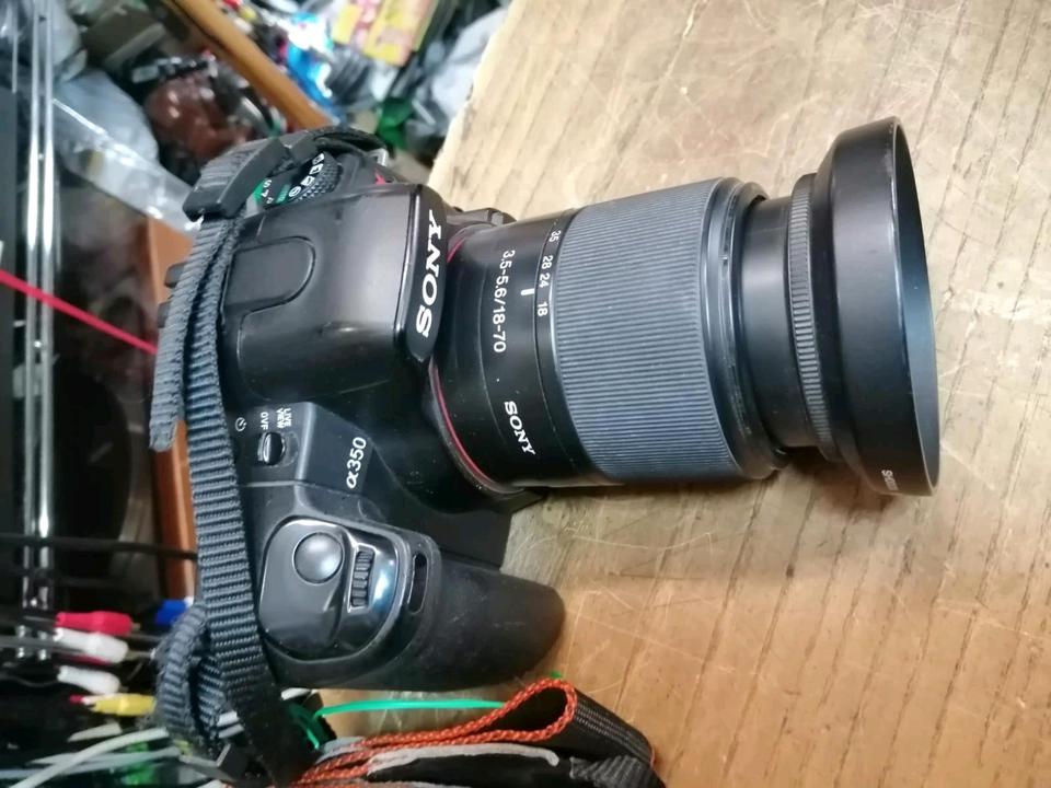 SONY ALPHA A350, Digital-Kamera + Objektiv und Zubehör!!