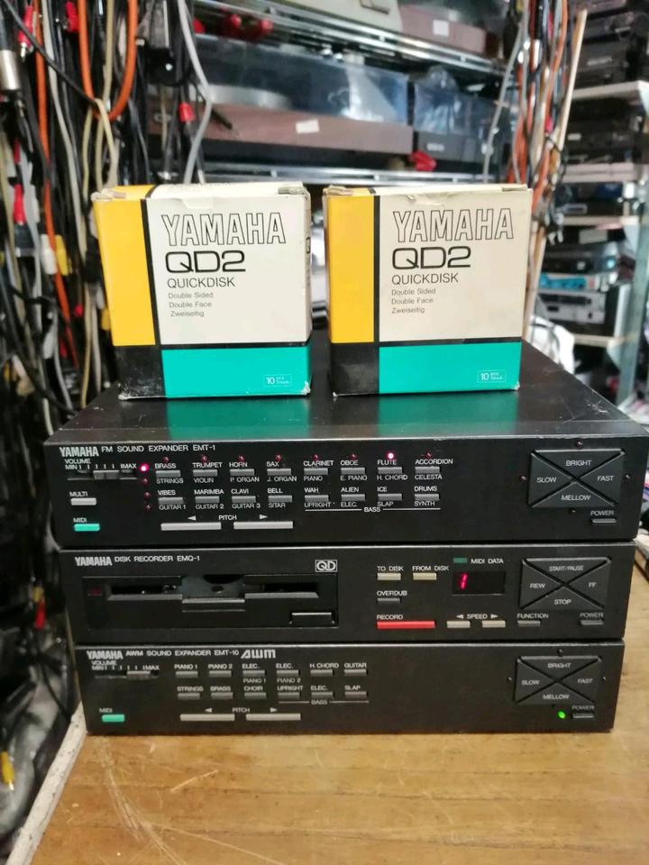 YAMAHA EMT-10, EMQ-1 und EMT-1 und 2 neue Packungen Disks!!