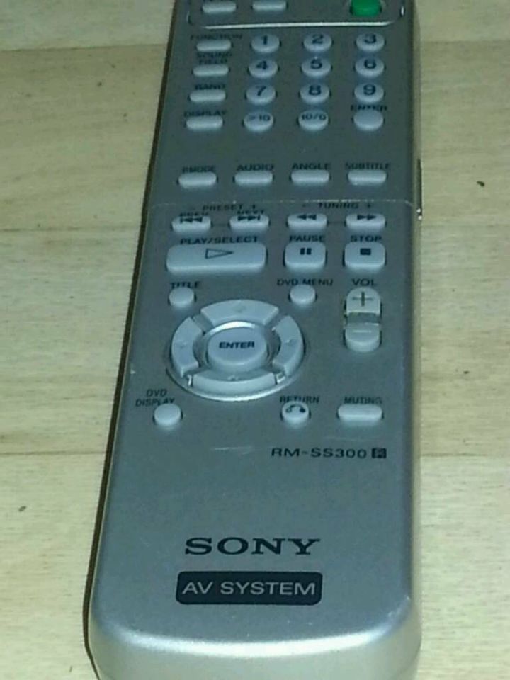 SONY RM-SS300 R (AV System) Fernbedienung, toll!