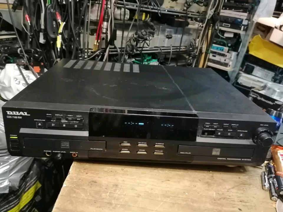 DUAL CDS7100RW, Doppel-CD-Player/Recorder, DEFEKT!!!