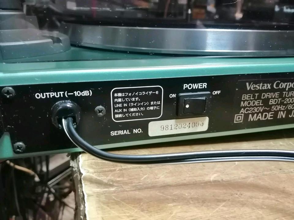 VESTAX BDT-2000, Plattenspieler + ORTOFON Nadelsystem!!