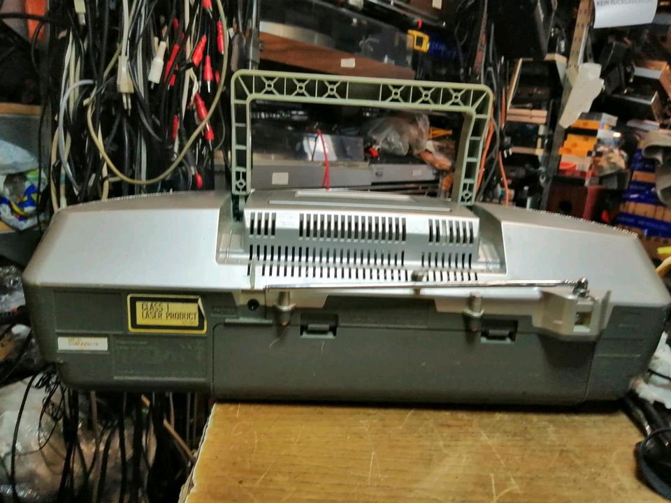 PANASONIC RX-ES25, Radio-Cassetten-Recorder mit CD, etwas DEFEKT!