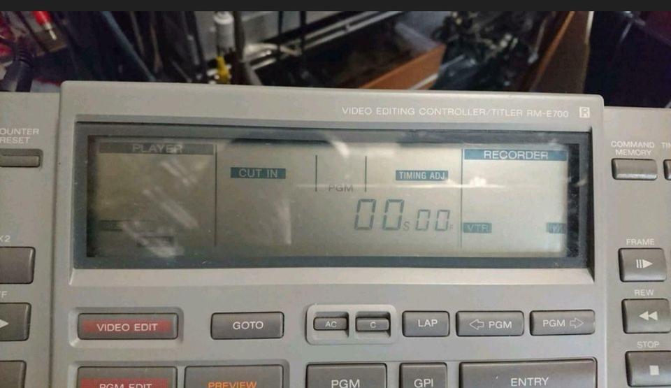 SONY RM-E700 Video Editing Controller/Titler, guter Zustand