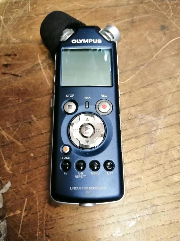 OLYMPUS LS-5, Lenear PCM Recorder mit Speicherkarte!