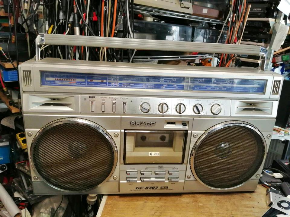 SHARP GF-8787H, Stereo Radio-Tape Recorder, DEFEKT!!!