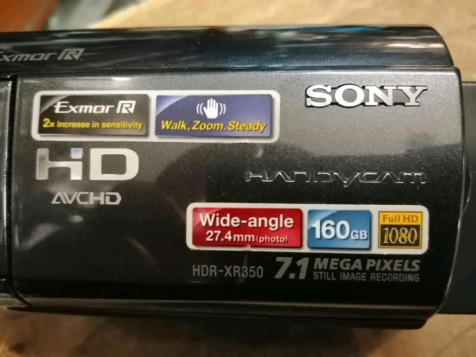 SONY HDR-XR350, Videocamera, 160 GB, mit Zubehör!!!  XXXXXXXX