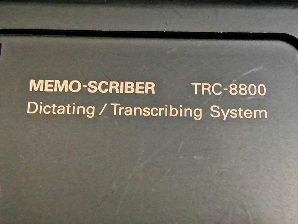 SANYO TRC-8800 Memo-Scriber mit Zubehör!!