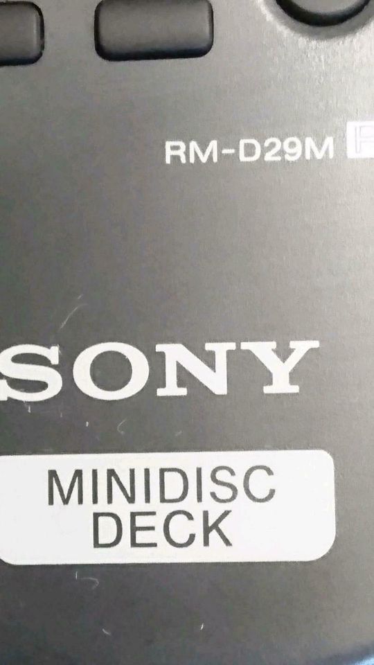 SONY RM-D29M, Original-Fernbedienung für MiniDisc-Deck, guter Zu