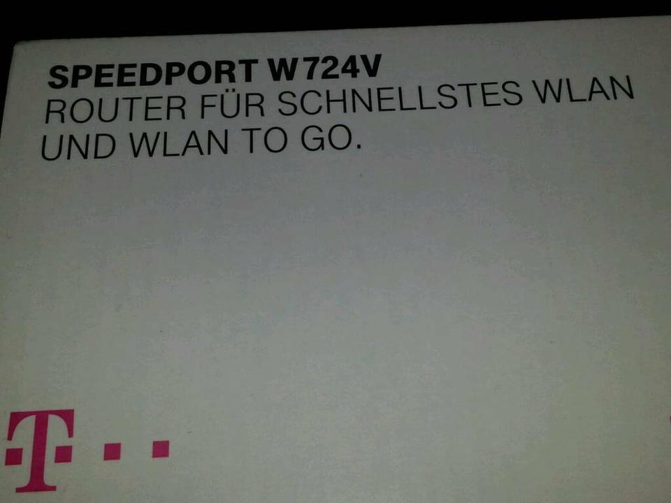 DEUTSCHE TELEKOM Speedport W724V Typ BL; WLAN-Router, NEU & OVP!!