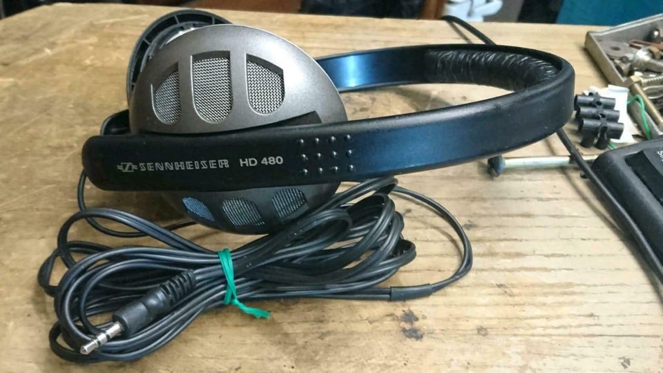 SENNHEISER HD 480 Kopfhörer, OHNE Ohrpolster, 3,5 mm Klinkestecke