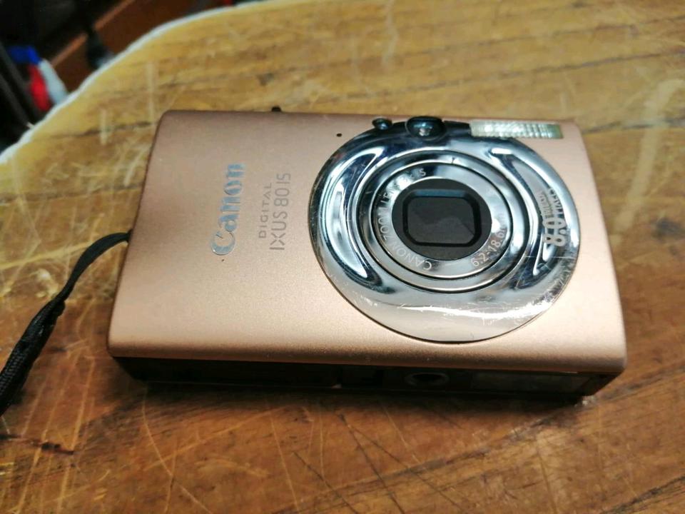 CANON IXUS 80 IS, Digital-Kamera mit Zubehör!!