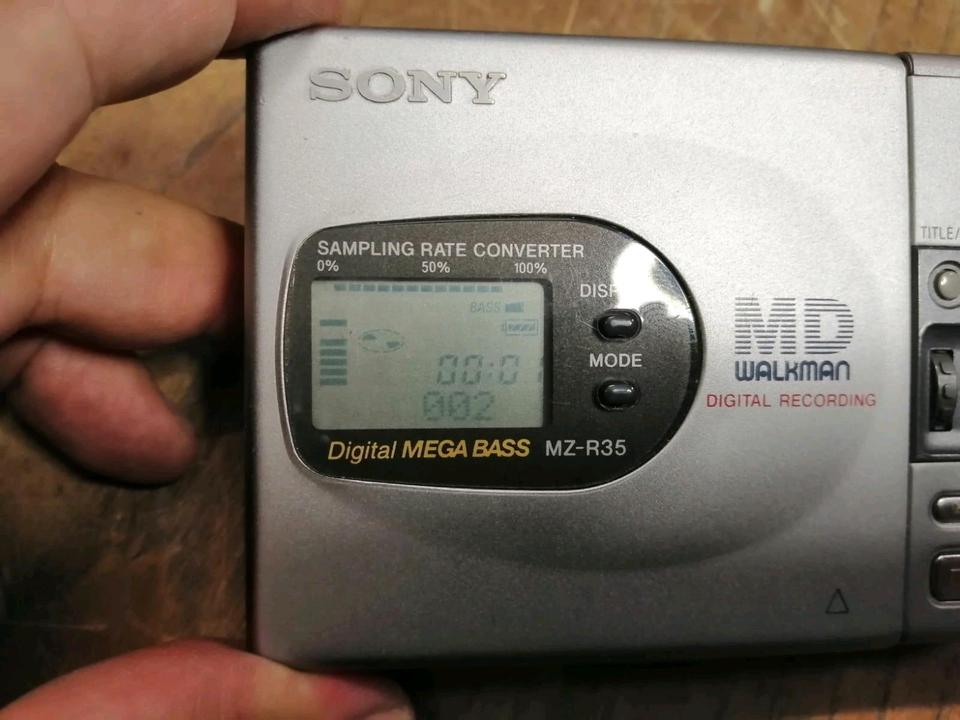 SONY MZ-R35, Minidisc-Recorder!!!