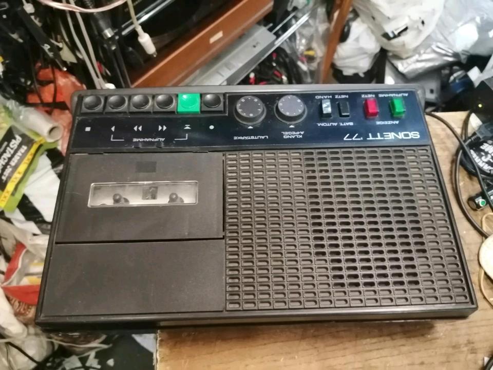 RFT SONETT'77, Cassetten-Recorder, guter Zustand!!