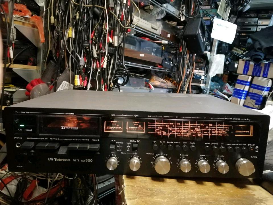 TELETON SX500, Stereo HiFi Receiver mit Cassette, guter Zustand!