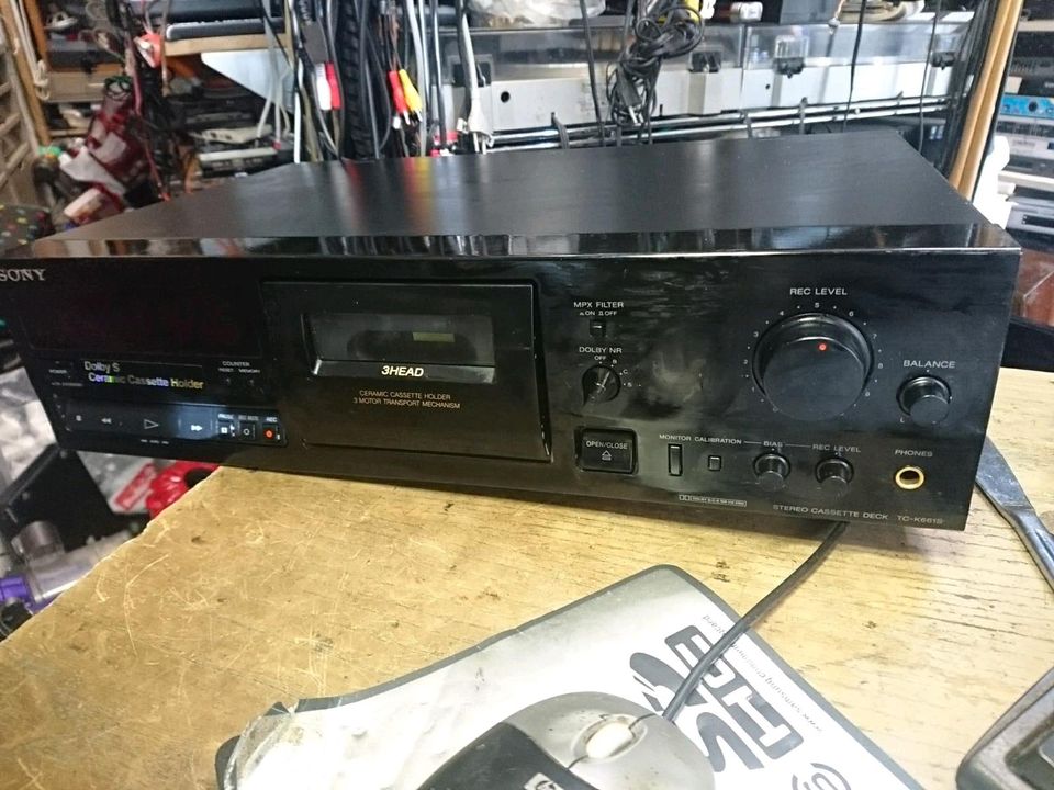 SONY TC-K661S, Cassetten-Deck, Antriebsriemenwechsel nötig!!