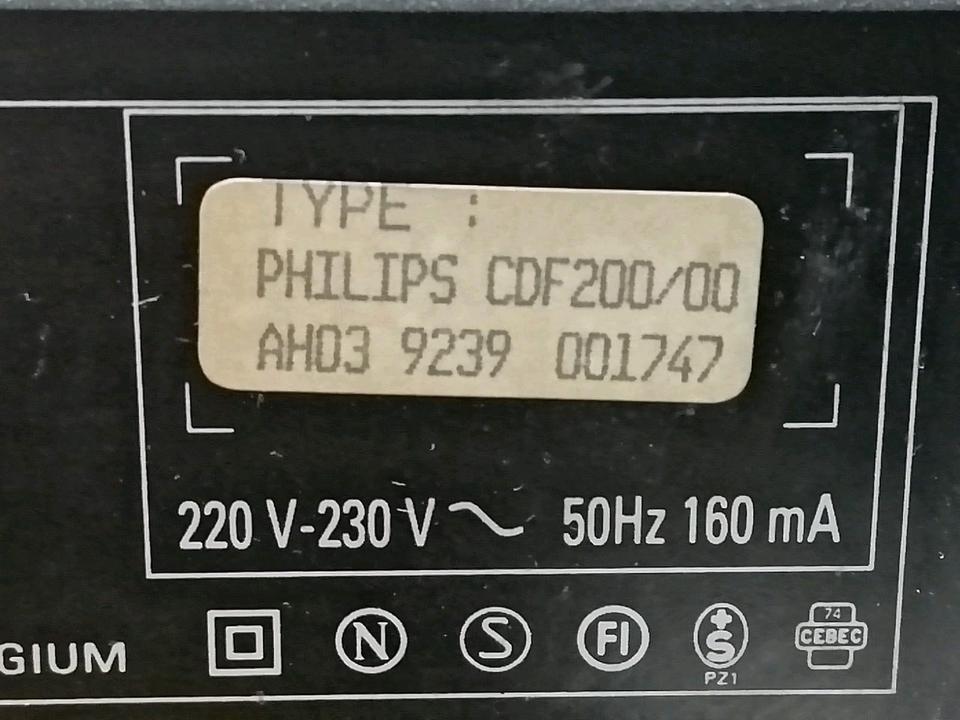 PHILIPS CDF 200 CD-Player, DEFEKT!!!