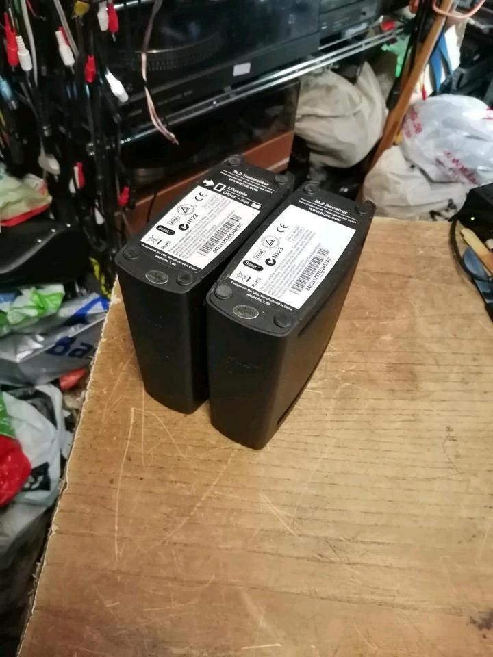 BOSE SL2 wireless Receiver + SL2 wireless Transmitter, 2 Adapter!