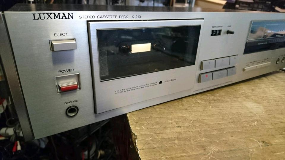 LUXMAN K-210, Stereo Cassetten-Deck, etwas DEFEKT!!