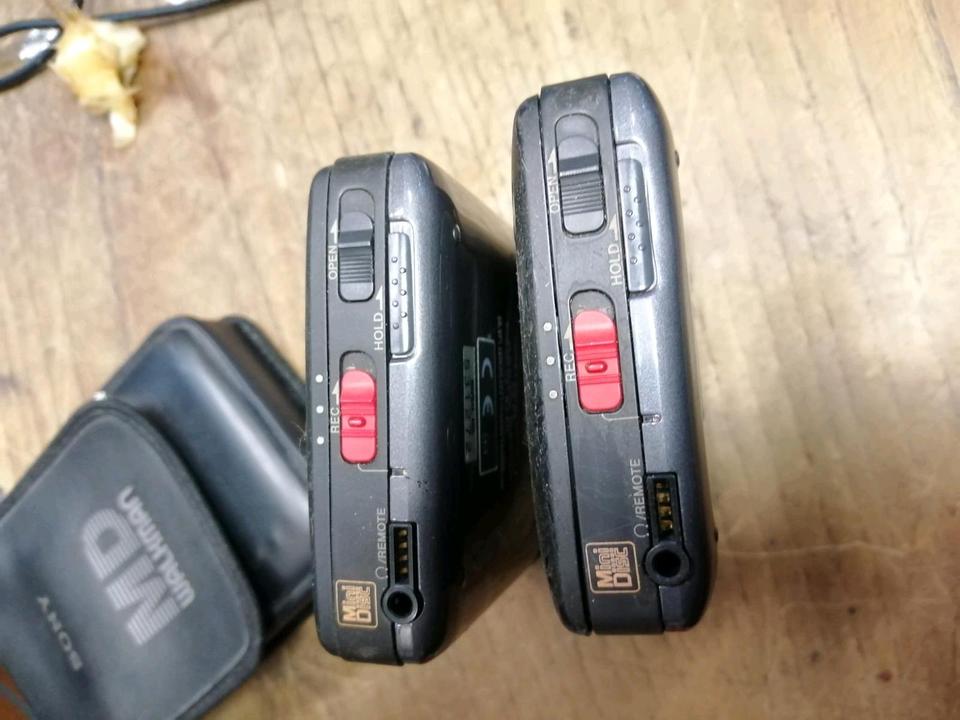 SONY MZ-R2, 2 portable MD-Walkman, DEFEKT!!!