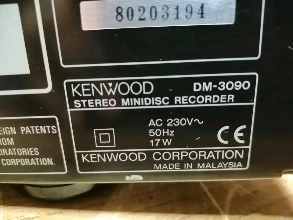 KENWOOD DM-390 Minidisc-Recorder, guter Zustand!!