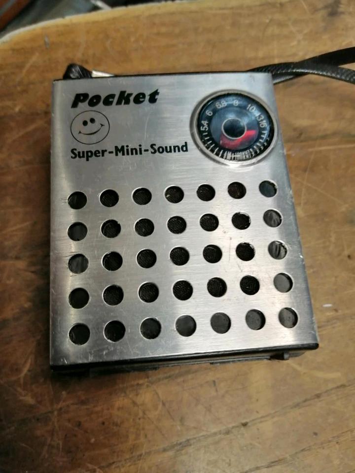 POCKET SUPER-MINI-SOUND FM, Transistorradio!!